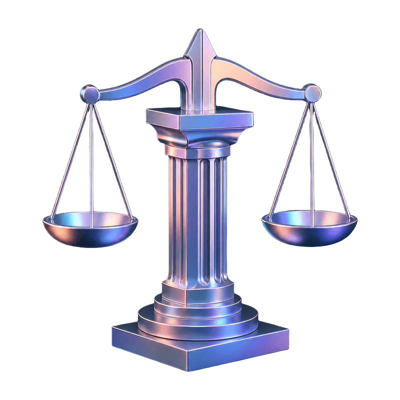 Agente LEGAL de Criteria — objeto iridiscente del catálogo